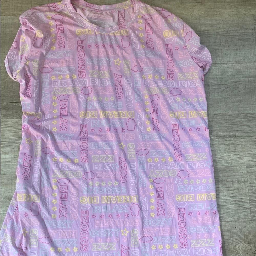 Pink Graphic Sleep Shirt